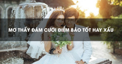 Mơ thấy đám cưới đánh con gì? Giải mã giấc mơ đám cưới?