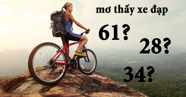 Bí ẩn đằng sau giấc mơ thấy đi xe đạp? Đánh con gì để vào bờ?